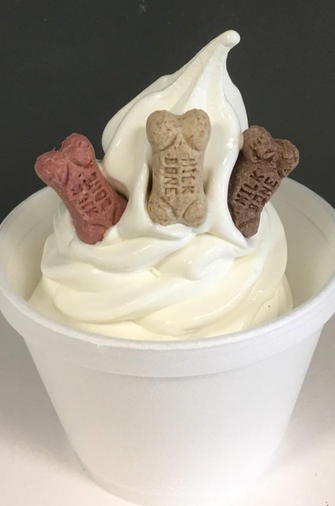Pup Cup Drizzle Ice Cream
